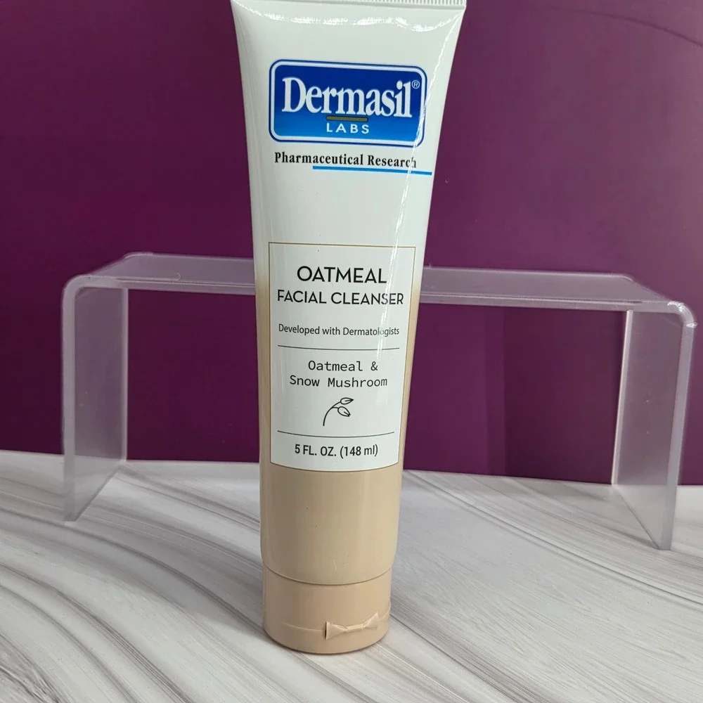 Dermasil Skincare Set Unisex 4pc Acne Cleanser Oatmeal Scrub Night Cream New